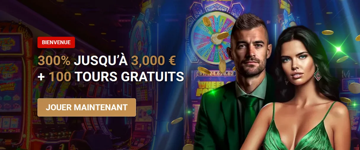 Megawin Casino — 100% jusqu'à 500 € + 100 tours gratuits sur votre premier dépôt